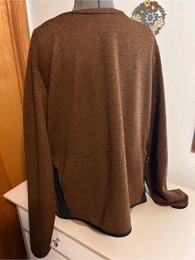 Men's Brown REI Long-Sleeve Casual Knit Pullover